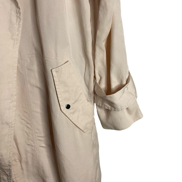 Aritzia Babaton Women's Lawson Light Pink Trench Coat - Picture 4 of 10